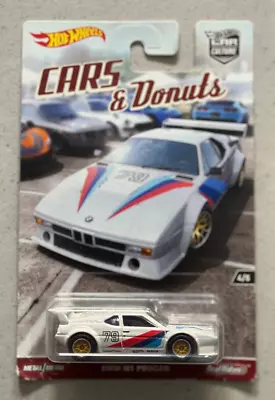 Buy 2017 Hot Wheels Cars And Donuts BMW M1 PROCAR Car Culture Real Riders • 37.99£