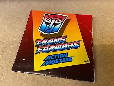 Buy Transformers G1 1987 BOOKLET Catalogue Folder Action Masters Micromasters • 28.88£