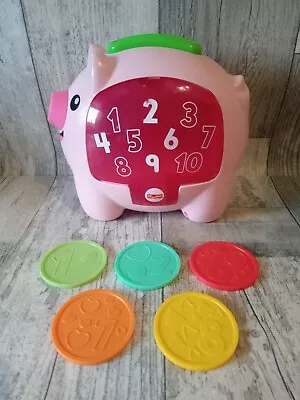 Buy Fisher Price Laugh And Learn Count & Rumble Piggy Bank INCOMPLETE Only 5 Coins  • 8.95£