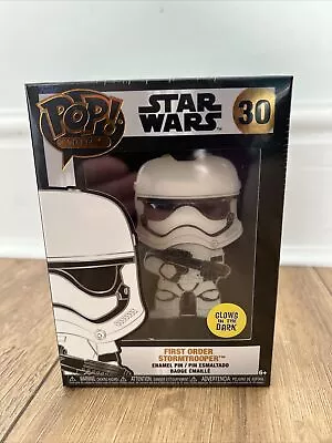 Buy Funko Pop! Large Enamel Pin Star Wars: Storm Trooper First Order - Stormtrooper  • 8£