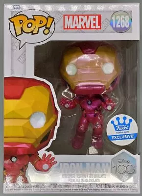 Buy #1268 Iron Man (Facet) Marvel The Avengers Funko POP With POP Protector • 15.99£