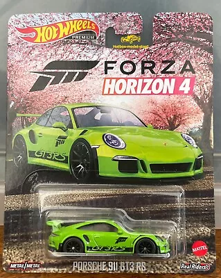 Buy Hot Wheels Porsche 911 GT3 RS Forza Horizon Retro Entertainment 2020 Die-cast • 32£