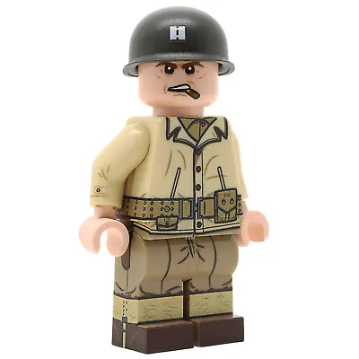 Buy United Bricks WW2 Military Building Minifigure U.S. Army Captain Soldier • 19.78£