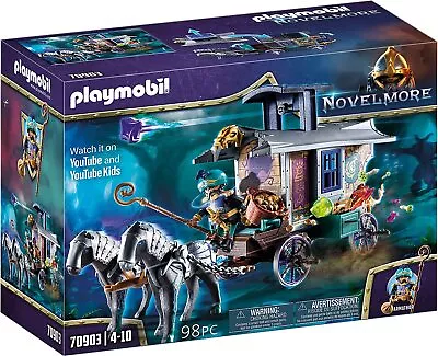 Buy Playmobil Novelmore 70903 Violet Vale - Merchant Carriage, Toy For Children • 36.99£