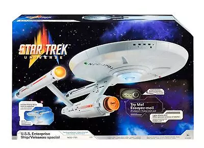 Buy Bandai USS ENTERPRISE Star Trek Model With Lights, Sounds And Display Stand • 51.89£