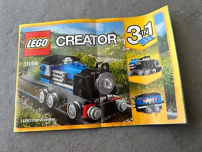 Buy Lego Creator Blue Express (31054) 100% Complete 3 In 1 Set No Box • 2.70£