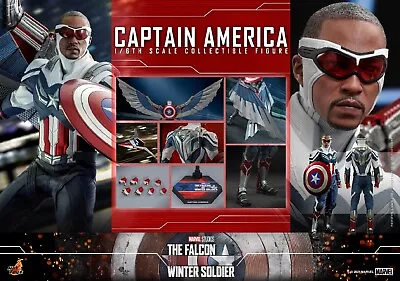 Buy Hot Toys The Falcon And The Winter Soldier Captain America Figure TMS040 UK • 270£
