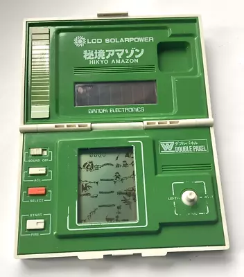 Buy Vintage 1984 BANDAI - AMAZON - Clamshell Solar LCD Game (Very Good Condition) • 35£