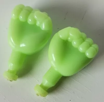 Buy Vintage Mego 1980 Micronauts Emperor Accessory Parts 2 Green Launching Fists • 12.99£