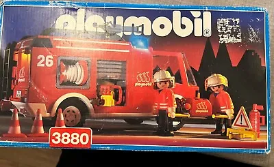 Buy Playmobil 100% Complete Set 3880 Fire Engine Rescue Unit 26 SEALED NEVER OPENED • 40£