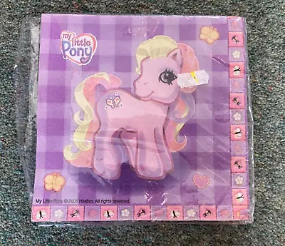 Buy 2005 Opened Pack- 14 Old Style MY LITTLE PONY  PAPER NAPKINS/ Serviettes • 4.99£