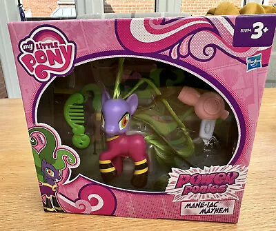 Buy My Little Pony G4 Power Pony Mane-iac Mayhem Villain Brushable Rare Hasbro 🐴 • 12£