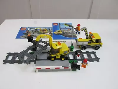 Buy Lego 7936 City Train Level Crossing And 3179 Repair Truck With Instructions. • 39.95£