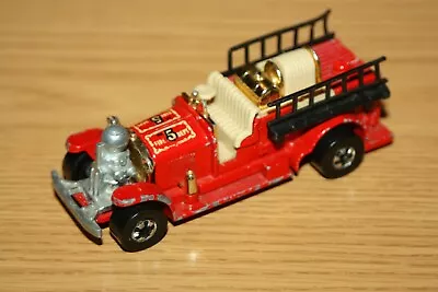 Buy Vintage Toy - Mattel Hot Wheels - Old Number 5 Red Fire Truck - 1980 Hong Kong • 4£