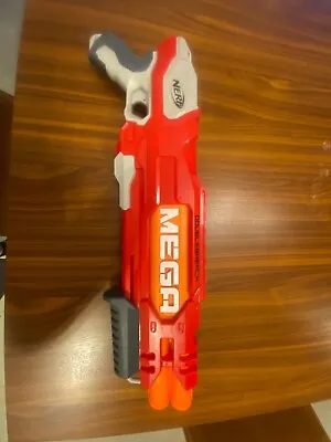 Buy NERF N-Strike Mega DoubleBreach Blaster. Red. Used. Bullets Included.  • 18£
