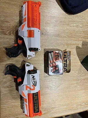 Buy 2 X Nerf Ultra Two Motorised Blaster Reload Gun - Including 32 Bullet Darts • 24£