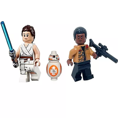 Buy LEGO Star Wars Rey Finn And BB-8 Combo Figures Bonus Pack 2 Inches Tall • 19.27£