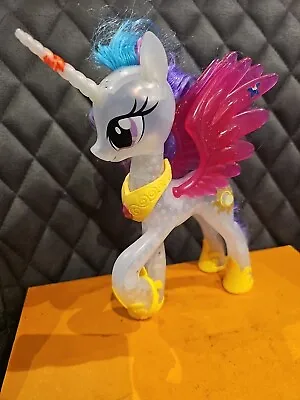 Buy My Little Pony Princess Celestia Glitter And Glow Pony Figure Toy Hasbro 2017 9  • 5.99£