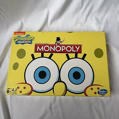 Buy Spongebob Squarepants Monopoly Board Game Hasbro Nickelodeon Parker 2014 • 9.95£