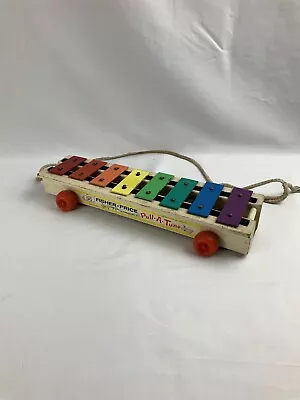 Buy Antique 1964 Xylophone Fisher Price   Pull A Tune   Shoot Toy • 15.42£