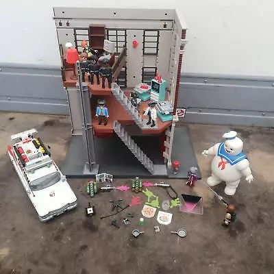 Buy Playmobil 9219 Ghostbusters Ecto 1A 70170 & Stay Puft Used / Clearance • 59.95£
