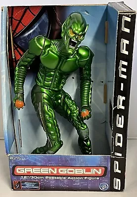 Buy Vintage 2002 Green Goblin 12  Figure Spiderman Movie - V.G. Boxed Condition • 80£