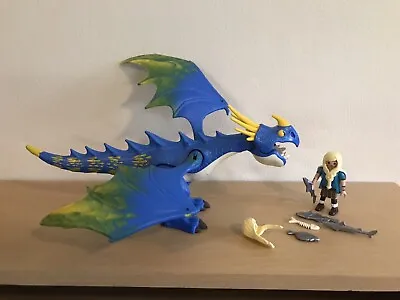 Buy Playmobil How To Train Your Dragon Stormfly & Astrid Figures Accessories • 16.99£
