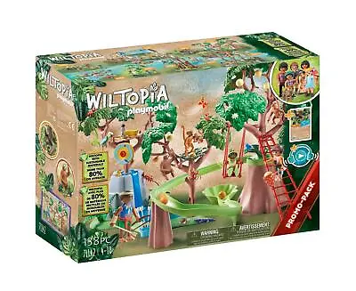 Buy PLAYMOBIL Wiltopia Tropical Jungle Playground Kids Adventure Playset 71142 • 39.99£