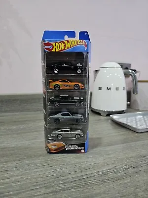 Buy Hot Wheels:  Hot Wheels Fast And Furious 5 Pack New 2023 HLY70 Supra Aston • 15£