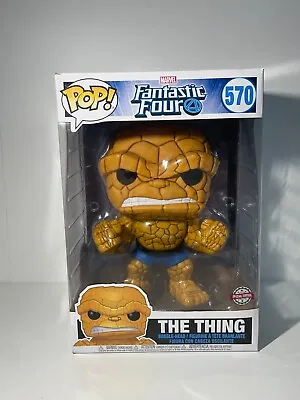 Buy Funko Pop! Marvel Fantastic Four 4 The Thing Special Edition 10  Inch #570 • 21.99£