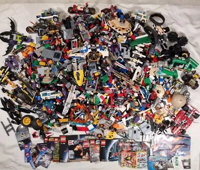 Buy Huge LEGO 9.5Kg Job Lot Loose Mixed Parts Star Wars Marvel DC Technic Knights • 79.99£