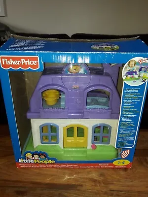 Buy LITTLE PEOPLE Happy Sounds Home Fisher-Price Set 2008 BOXED DOLL HOUSE PLAYSET • 27.99£