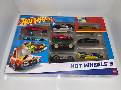Buy Mattel Hot Wheels 9 Car Gift Pack  (Pictured Item Will Be Sent) FREE POSTAGE • 13.99£