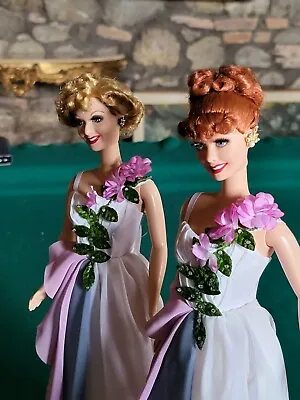 Buy 2 Barbie I Love Lucy And Ethel Buy The Same Dress Episode 69 MATTEL #8670 • 58.24£