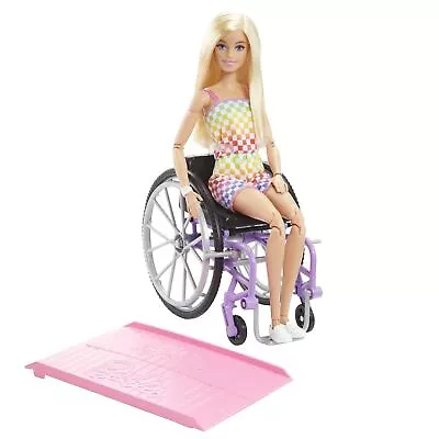 Buy Barbie - Fashionista And Wheelchair Blonde /Toys • 25.32£