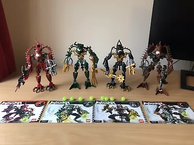 Buy Lego Bionicle Piraka Collection 8900 8901 8902 8904 Complete With Instructions • 20£