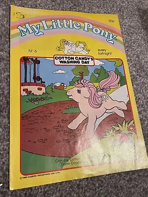 Buy Vintage G1 My Little Pony UK Magazine Comic Issue 6 Cotton Candy’s Washing Day • 6£