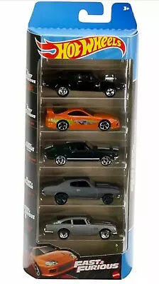 Buy Hot Wheels 2023 Fast And Furious 5 Pack. New Collectable Toy Model Cars.  • 11.99£