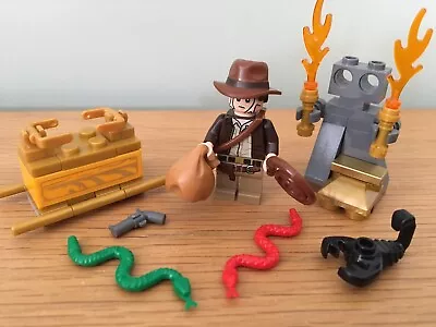 Buy LEGO Indiana Jones Minifigure & The Ark Of The Covenant And Temple Statue. New! • 12.90£