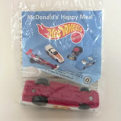 Buy Vintage Hot Wheels White Drag Car - McDonald's Happy Meal Toy In Bag  (1995) • 7.99£