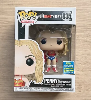 Buy Funko Pop The Big Bang Theory Penny As Wonder Woman SDCC #835 + Free Protector • 69.99£