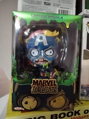Buy Hot Toys Cosbaby Marvel Zombies Captain America Collectible Figure • 30£
