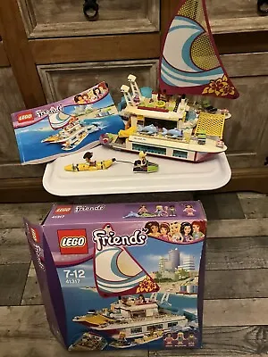 Buy Lego Friends 41317 Sunshine Catamaran 99% Complete Instructions And Box Included • 18.99£