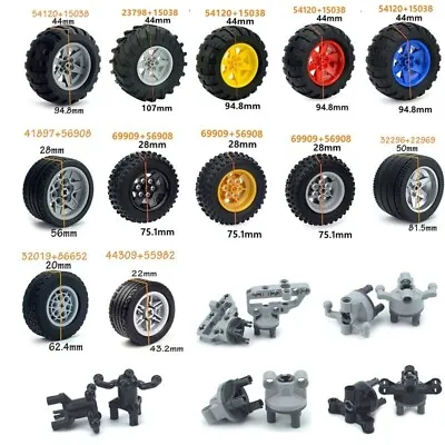 Buy Technic Parts RC Car Truck Tire Wheel Hub Model For Lego Kit DIY Power Functions • 16.08£