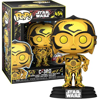 Buy Funko POP! Star Wars C-3PO Special Edition Bobble Head Figure Collectable No 454 • 16.49£
