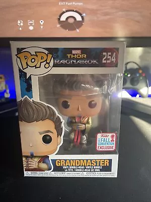 Buy Funko POP! Marvel Thor Ragnarok: Grandmaster #254 NYCC Exclusive Figure - New • 15£