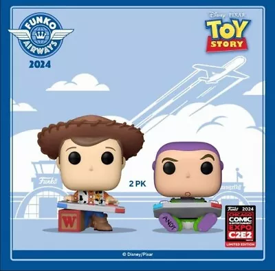 Buy WOODY AND BUZZ LIGHTYEAR Toy Story C2E2 Expo Limited Edition Funko Pop!  • 36£