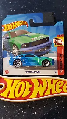 Buy Hot Wheels ~ '07 Ford Mustang, Blue, Short Card.  More BRAND NEW Models Listed!! • 3.69£