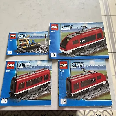Buy LEGO City 7938 Passenger Train. Instructions Manuals ONLY • 5£