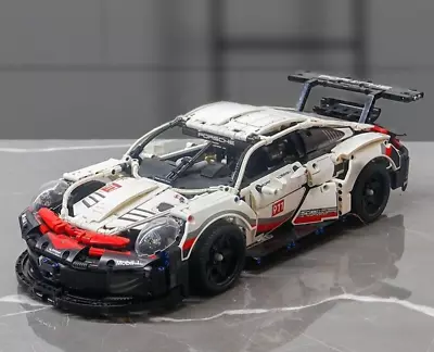 Buy Building Blocks Car Technic Race Car Block Set Porsche 911 RSR Brand New Sealed  • 49.24£